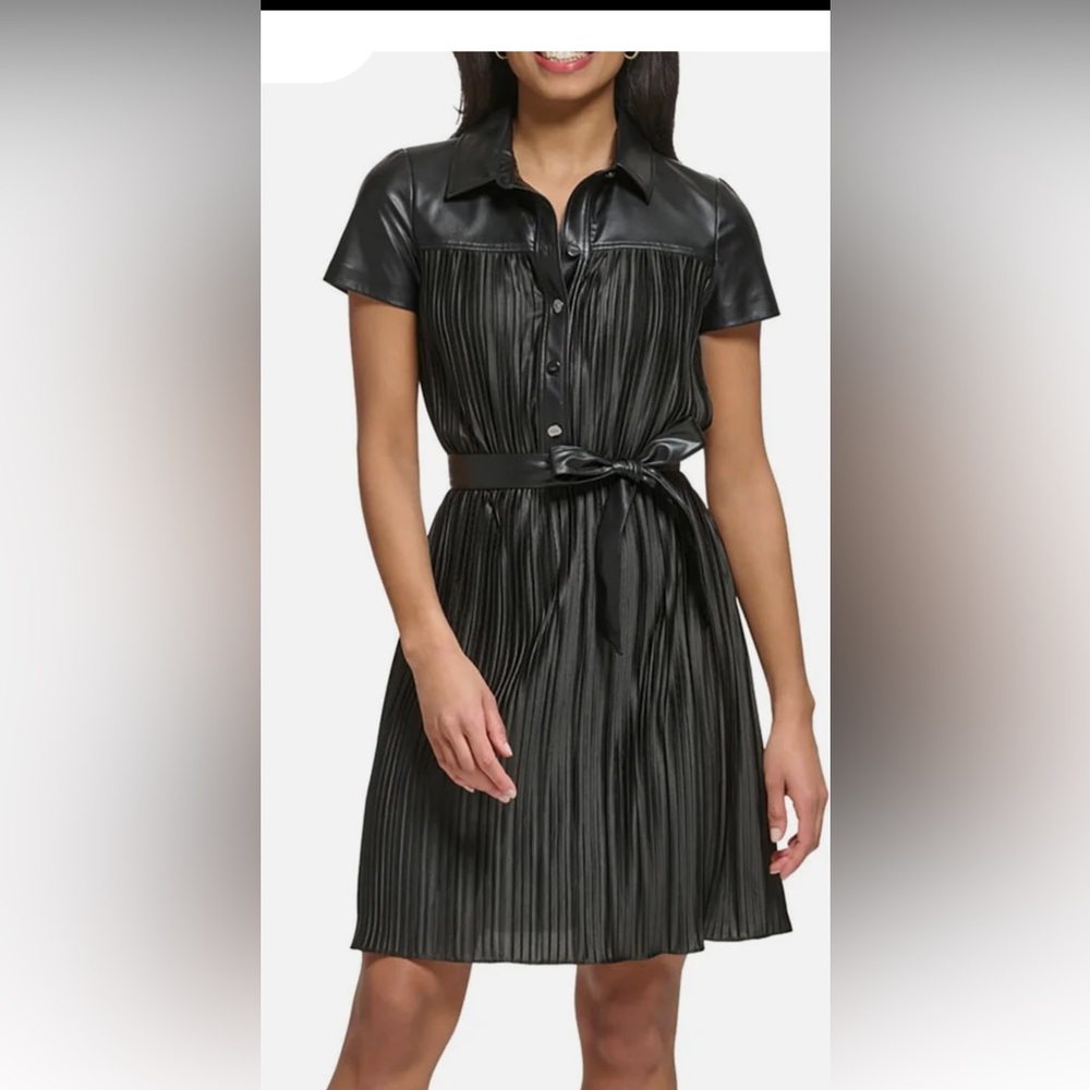 DkNY dress - vegan leather

Worn only once